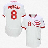 Cincinnati Reds #8 Joe Morgan White Cooperstown Collection Flexbase Stitched Jersey DingZhi,baseball caps,new era cap wholesale,wholesale hats