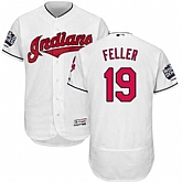 Cleveland Indians #19 Bob Feller White 2016 World Series Flexbase Stitched Jersey DingZhi,baseball caps,new era cap wholesale,wholesale hats