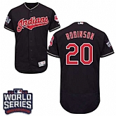 Cleveland Indians #20 Frank Robinson Navy 2016 World Series Flexbase Stitched Jersey DingZhi,baseball caps,new era cap wholesale,wholesale hats
