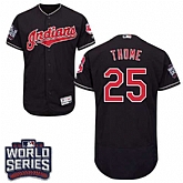 Cleveland Indians #25 Jim Thome Navy 2016 World Series Flexbase Stitched Jersey DingZhi,baseball caps,new era cap wholesale,wholesale hats