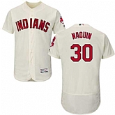 Cleveland Indians #30 Tyler Naquin Cream Flexbase Stitched Jersey DingZhi,baseball caps,new era cap wholesale,wholesale hats