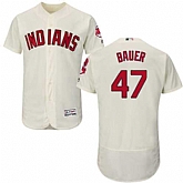 Cleveland Indians #47 Trevor Bauer Cream Flexbase Stitched Jersey DingZhi,baseball caps,new era cap wholesale,wholesale hats