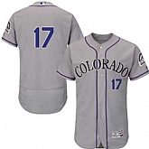 Colorado Rockies #17 Todd Helton Gray Flexbase Stitched Jersey DingZhi,baseball caps,new era cap wholesale,wholesale hats