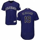 Colorado Rockies #19 Charlie Blackmon Purple Flexbase Stitched Jersey DingZhi,baseball caps,new era cap wholesale,wholesale hats