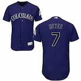 Colorado Rockies #7 Jose Reyes Purple Flexbase Stitched Jersey DingZhi,baseball caps,new era cap wholesale,wholesale hats