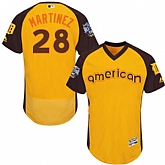 Detroit Tigers #28 J.D. Martinez Yellow 2016 MLB All Star Game Flexbase Batting Practice Player Stitched Jersey DingZhi,baseball caps,new era cap wholesale,wholesale hats