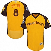 Detroit Tigers #8 Justin Upton Yellow 2016 MLB All Star Game Flexbase Batting Practice Player Stitched Jersey DingZhi,baseball caps,new era cap wholesale,wholesale hats
