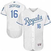 Kansas City Royals #16 Paulo Orlando White Father's Day Flexbase Stitched Jersey DingZhi,baseball caps,new era cap wholesale,wholesale hats