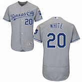 Kansas City Royals #20 Frank White Gray Flexbase Stitched Jersey DingZhi,baseball caps,new era cap wholesale,wholesale hats