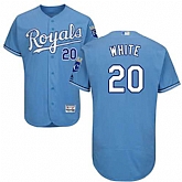 Kansas City Royals #20 Frank White Light Blue Flexbase Stitched Jersey DingZhi,baseball caps,new era cap wholesale,wholesale hats