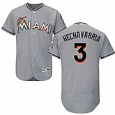 Miami Marlins #3 Adeiny Hechavarria Gray Flexbase Stitched Jersey DingZhi,baseball caps,new era cap wholesale,wholesale hats