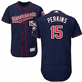 Minnesota Twins #15 Glen Perkins Navy Flexbase Stitched Jersey DingZhi,baseball caps,new era cap wholesale,wholesale hats