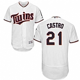Minnesota Twins #21 Jason Castro White Flexbase Stitched Jersey DingZhi,baseball caps,new era cap wholesale,wholesale hats