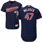 Minnesota Twins #47 Ricky Nolasco Navy Flexbase Stitched Jersey DingZhi,baseball caps,new era cap wholesale,wholesale hats