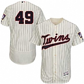 Minnesota Twins #49 Kevin Jepsen Cream Flexbase Stitched Jersey DingZhi,baseball caps,new era cap wholesale,wholesale hats
