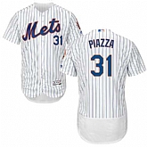 New York Mets #31 Mike Piazza White Flexbase Stitched Jersey DingZhi,baseball caps,new era cap wholesale,wholesale hats