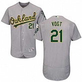Oakland Athletics #21 Stephen Vogt Gray Flexbase Stitched Jersey DingZhi,baseball caps,new era cap wholesale,wholesale hats