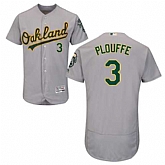 Oakland Athletics #3 Trevor Plouffe Gray Flexbase Stitched Jersey DingZhi,baseball caps,new era cap wholesale,wholesale hats