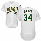 Oakland Athletics #34 Rollie Fingers White Flexbase Stitched Jersey DingZhi,baseball caps,new era cap wholesale,wholesale hats