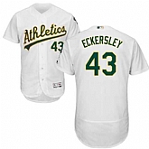 Oakland Athletics #43 Dennis Eckersley White Flexbase Stitched Jersey DingZhi,baseball caps,new era cap wholesale,wholesale hats