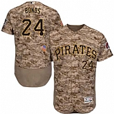Pittsburgh Pirates #24 Barry Bonds Camo Flexbase Stitched Jersey DingZhi,baseball caps,new era cap wholesale,wholesale hats