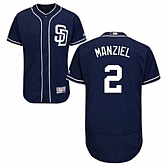 San Diego Padres #2 Johnny Manziel Navy Flexbase Stitched Jersey DingZhi,baseball caps,new era cap wholesale,wholesale hats