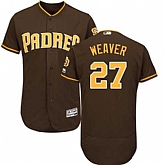 San Diego Padres #27 Jered Weaver Brown Flexbase Stitched Jersey DingZhi,baseball caps,new era cap wholesale,wholesale hats