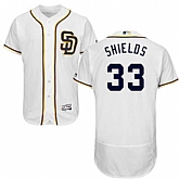 San Diego Padres #33 James Shields White Flexbase Stitched Jersey DingZhi,baseball caps,new era cap wholesale,wholesale hats
