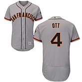 San Francisco Giants #4 Mel Ott Gray Flexbase Stitched Jersey DingZhi,baseball caps,new era cap wholesale,wholesale hats