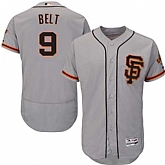 San Francisco Giants #9 Brandon Belt Gray Road 2 Flexbase Stitched Jersey DingZhi,baseball caps,new era cap wholesale,wholesale hats