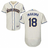 Seattle Mariners #18 Hisashi Iwakuma Cream Flexbase Stitched Jersey DingZhi,baseball caps,new era cap wholesale,wholesale hats