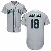 Seattle Mariners #18 Hisashi Iwakuma Gray Flexbase Stitched Jersey DingZhi,baseball caps,new era cap wholesale,wholesale hats
