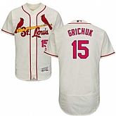 St. Louis Cardinals #15 Randal Grichuk Cream Flexbase Stitched Jersey DingZhi,baseball caps,new era cap wholesale,wholesale hats