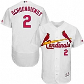 St. Louis Cardinals #2 Red Schoendienst White Flexbase Stitched Jersey DingZhi,baseball caps,new era cap wholesale,wholesale hats