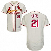 St. Louis Cardinals #21 Brett Cecil Cream Flexbase Stitched Jersey DingZhi,baseball caps,new era cap wholesale,wholesale hats