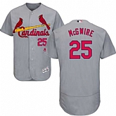 St. Louis Cardinals #25 Mark McGwire Gray Flexbase Stitched Jersey DingZhi,baseball caps,new era cap wholesale,wholesale hats