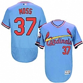 St. Louis Cardinals #37 Brandon Moss Light Blue Cooperstown Collection Flexbase Stitched Jersey DingZhi,baseball caps,new era cap wholesale,wholesale hats