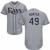 Tampa Bay Rays #49 Tommy Hunter Gray Flexbase Stitched Jersey DingZhi,baseball caps,new era cap wholesale,wholesale hats
