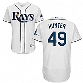 Tampa Bay Rays #49 Tommy Hunter White Flexbase Stitched Jersey DingZhi,baseball caps,new era cap wholesale,wholesale hats
