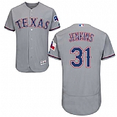 Texas Rangers #31 Eric Jenkins Gray Flexbase Stitched Jersey DingZhi,baseball caps,new era cap wholesale,wholesale hats