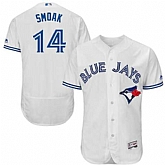 Toronto Blue Jays #14 Justin Smoak White Flexbase Stitched Jersey DingZhi,baseball caps,new era cap wholesale,wholesale hats