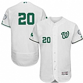 Washington Nationals #20 Daniel Murphy White St. Patrick's Day Flexbase Stitched Jersey DingZhi,baseball caps,new era cap wholesale,wholesale hats