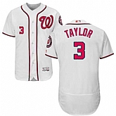 Washington Nationals #3 Michael Taylor White Flexbase Stitched Jersey DingZhi,baseball caps,new era cap wholesale,wholesale hats