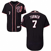Washington Nationals #7 Trea Turner Navy Flexbase Stitched Jersey DingZhi,baseball caps,new era cap wholesale,wholesale hats