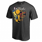 Men's Cleveland Cavaliers vs. Golden State Warriors Fanatics Branded Heathered Gray 2017 NBA Finals Bound Dueling Team Matchup T-shirt FengYun,baseball caps,new era cap wholesale,wholesale hats