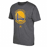 Men's Golden State Warriors Heather Gray Primary Logo T-shirt FengYun,baseball caps,new era cap wholesale,wholesale hats