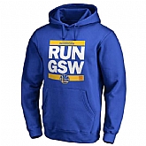 Men's Golden State Warriors Royal RUN CTY Pullover Hoodie FengYun,baseball caps,new era cap wholesale,wholesale hats