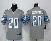 Nike Limited Detroit Lions #20 B.Sanders 2017 Color Rush Gray Jersey,baseball caps,new era cap wholesale,wholesale hats