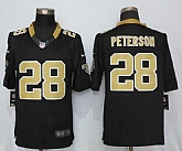 Nike Limited New Orleans Saints #28 Adrian Peterson Black Jersey,baseball caps,new era cap wholesale,wholesale hats