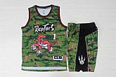 Raptors #1 Tracy McGrady Camo Swingman Jersey(With Shorts),baseball caps,new era cap wholesale,wholesale hats